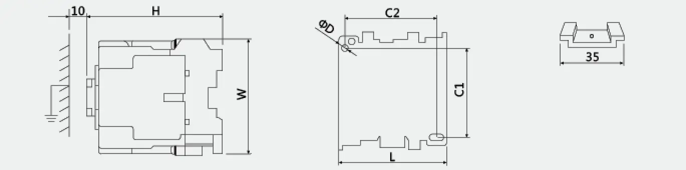 SS-N35 AC contactor with overload