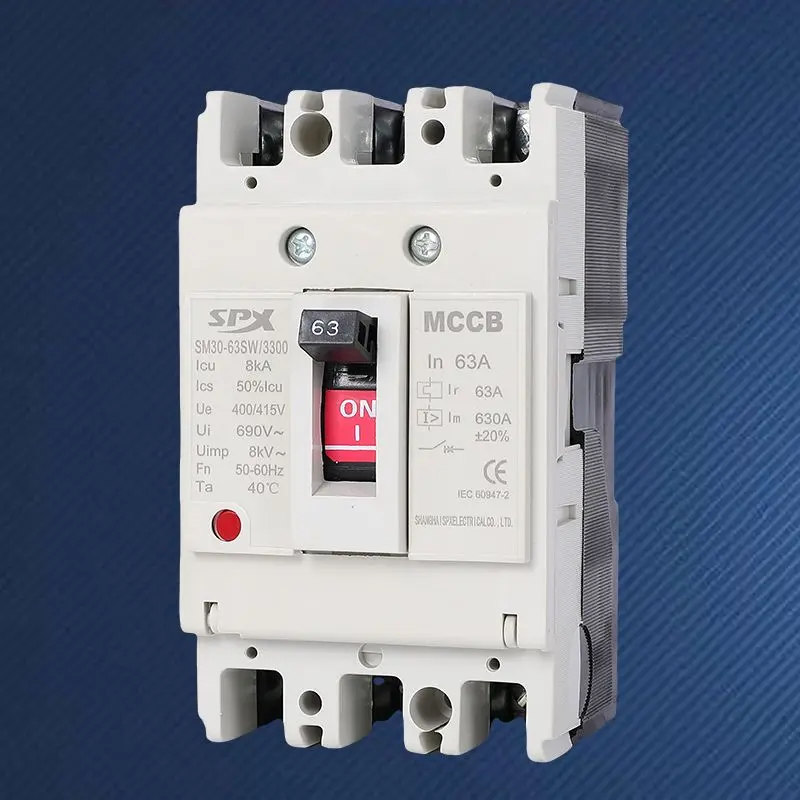 MCCB 3P 40A 50A valettu kotelon katkaisija